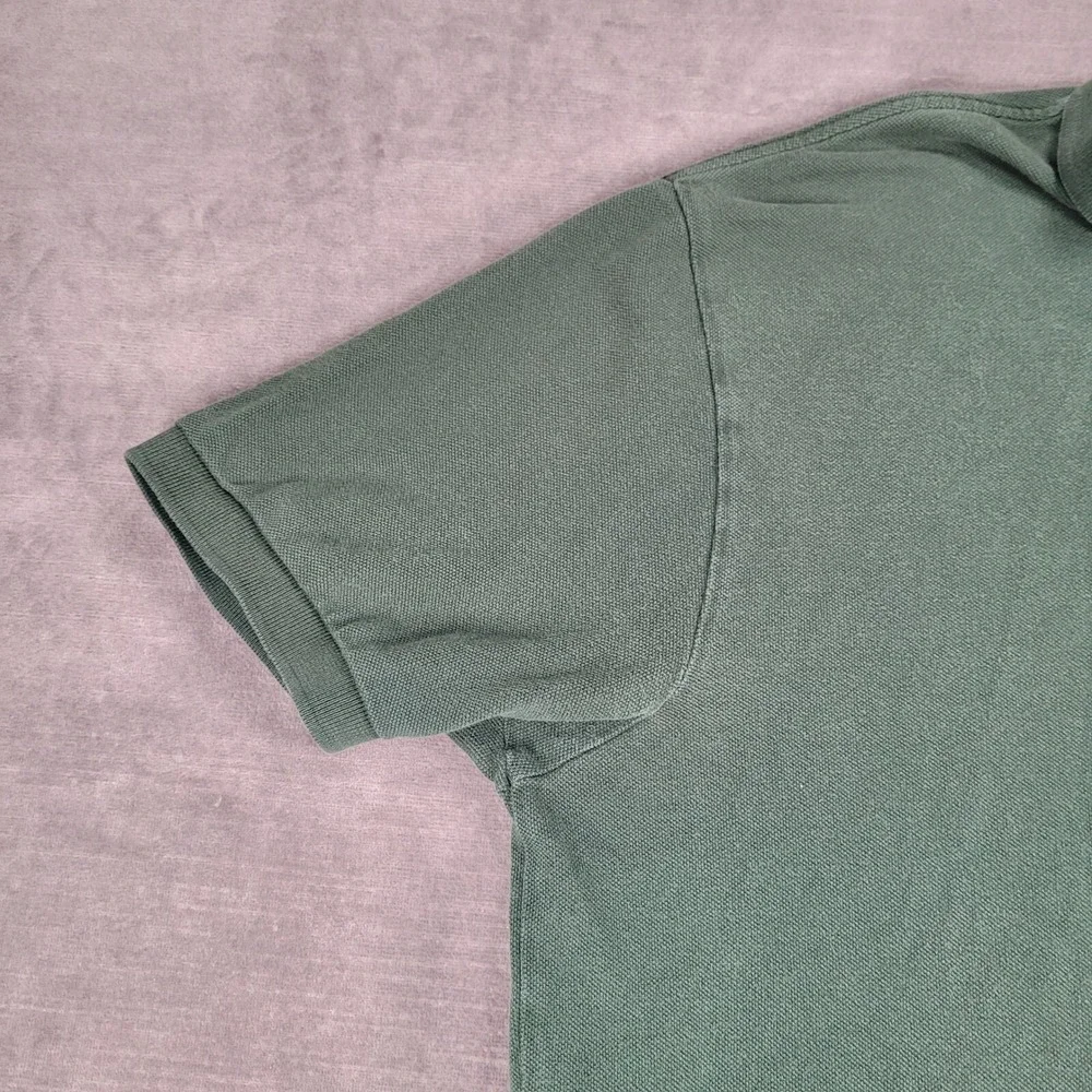 Ralph Lauren‎ Polo Big Pony Rugby Shirt Green Logo Short Sleeve L
